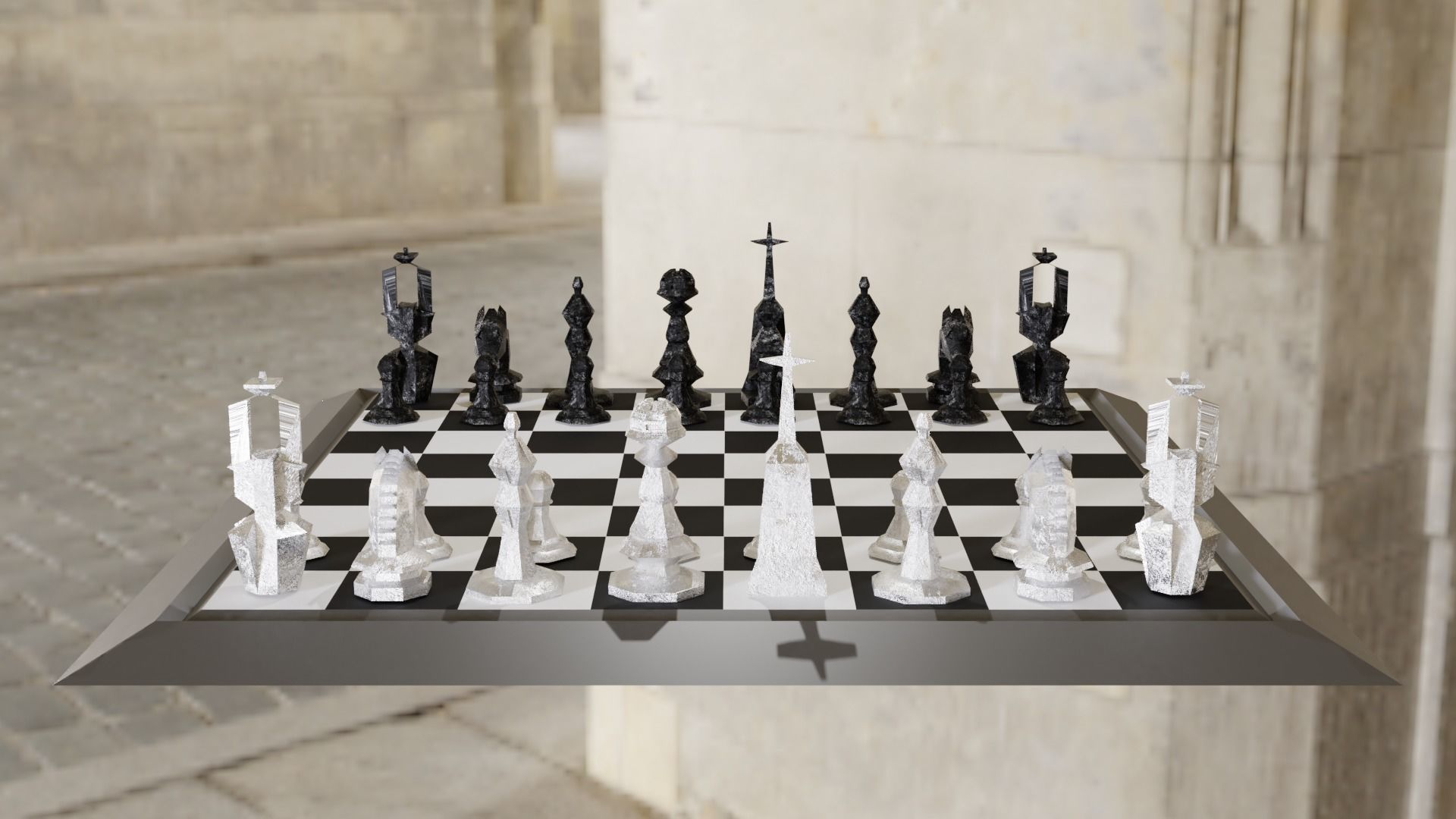 The Magic Chess-Original Low-poly 3D model_18