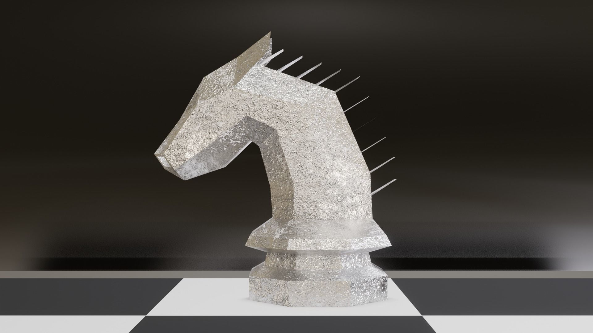 The Magic Chess-Original Low-poly 3D model_13