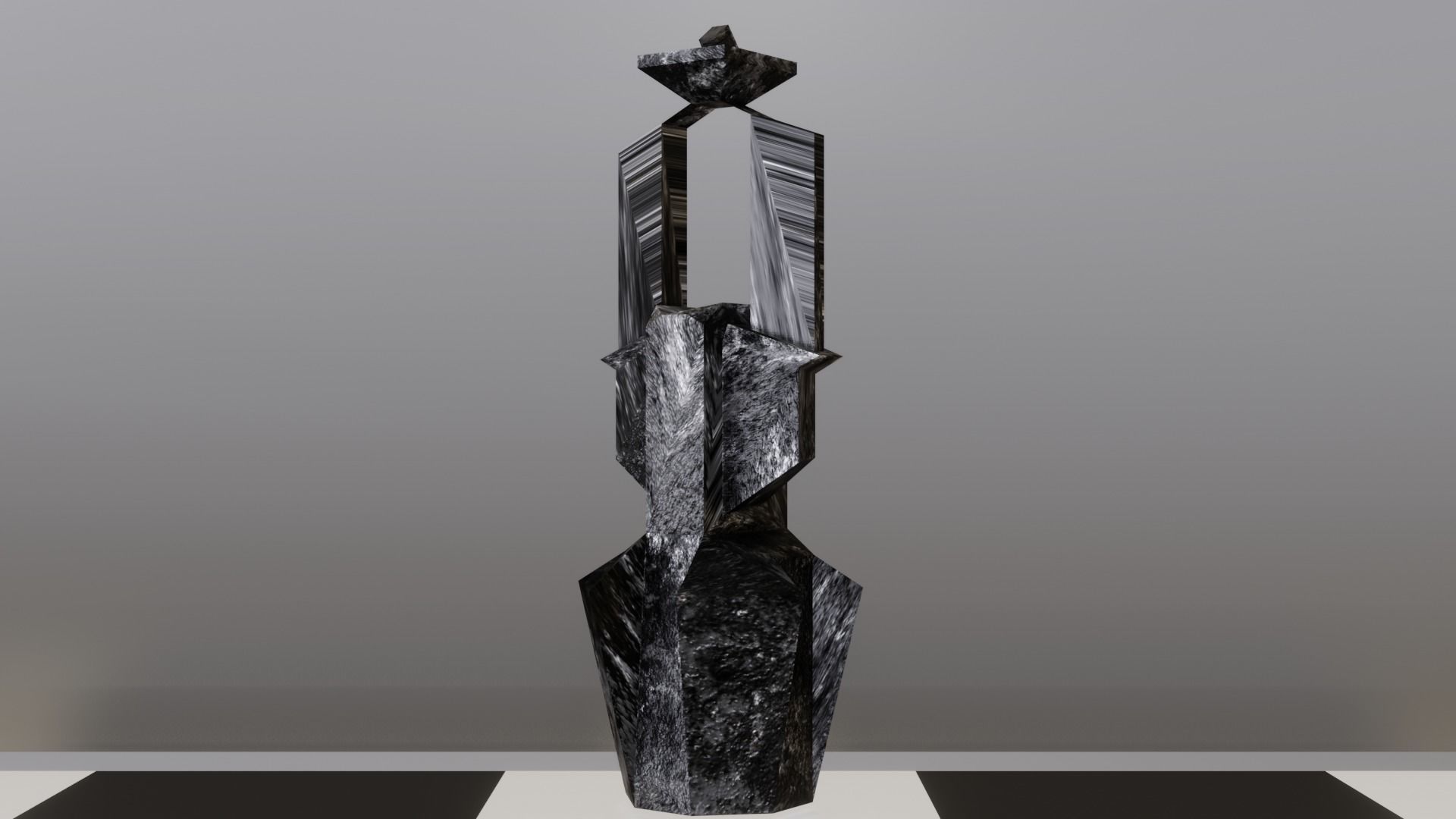 The Magic Chess-Original Low-poly 3D model_7