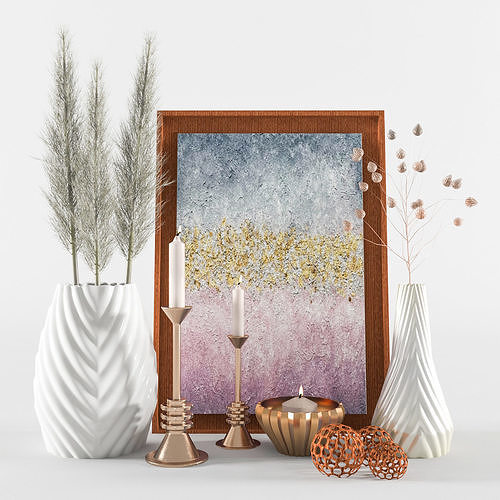 Decorative set 006 3D model