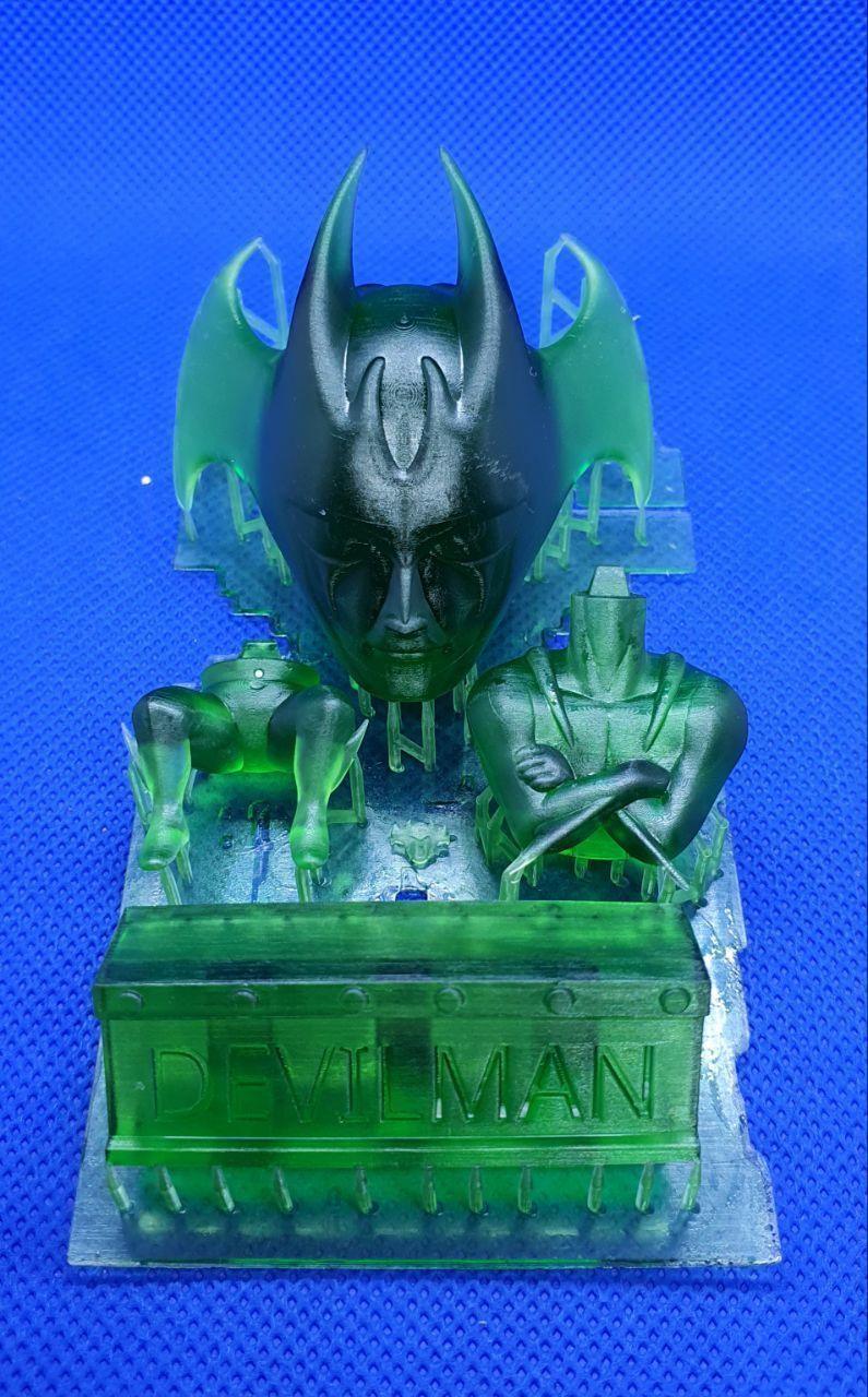 Devilman plastic toy 3D print model_9