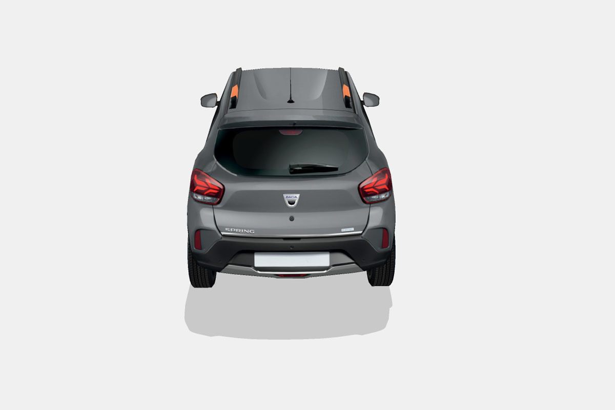Dacia Spring Electric 2022 Low-poly 3D model_9