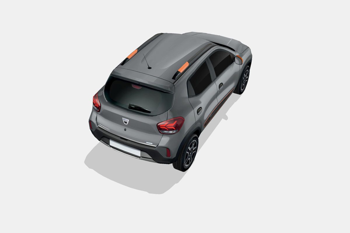 Dacia Spring Electric 2022 Low-poly 3D model_10