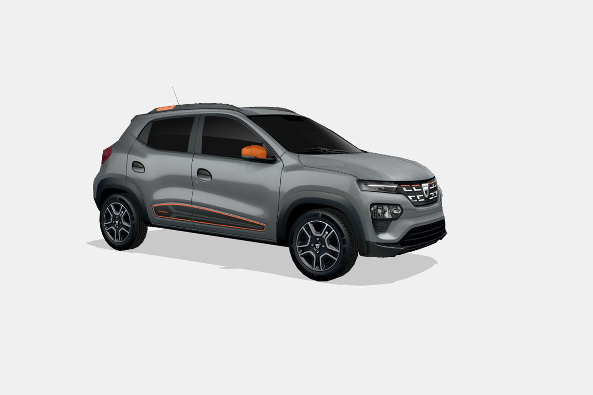 Dacia Spring Electric 2022 Low-poly 3D model_15