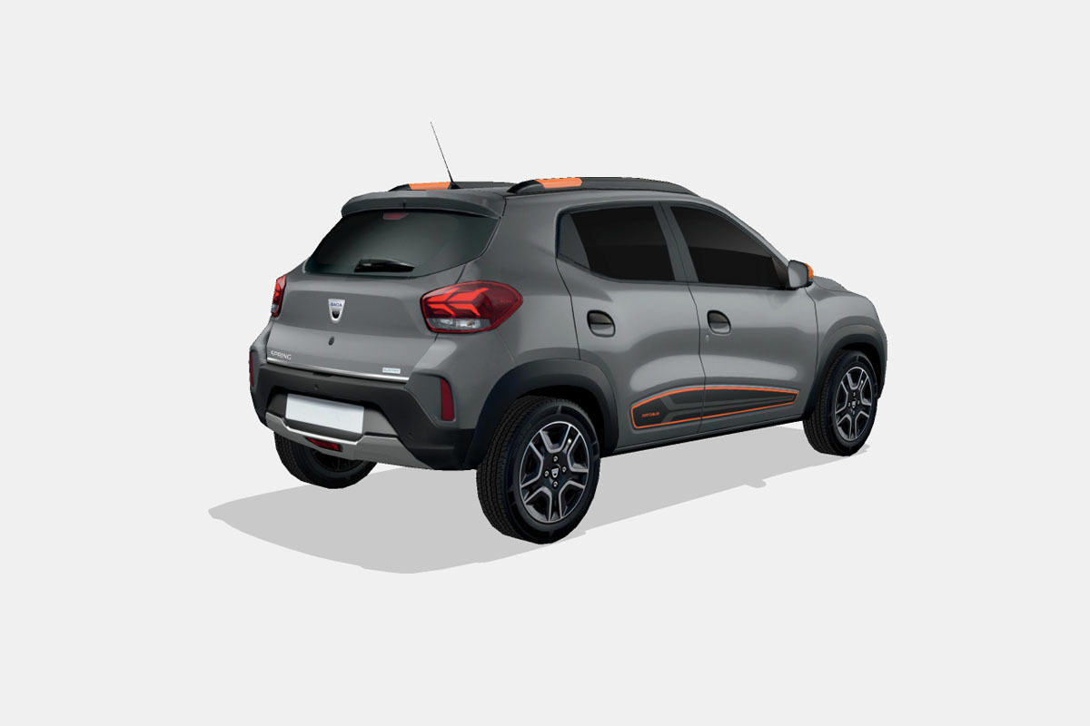 Dacia Spring Electric 2022 Low-poly 3D model_2