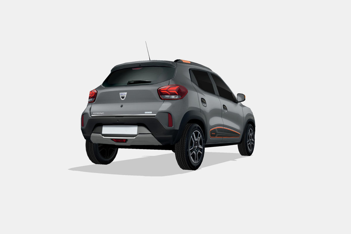 Dacia Spring Electric 2022 Low-poly 3D model_11