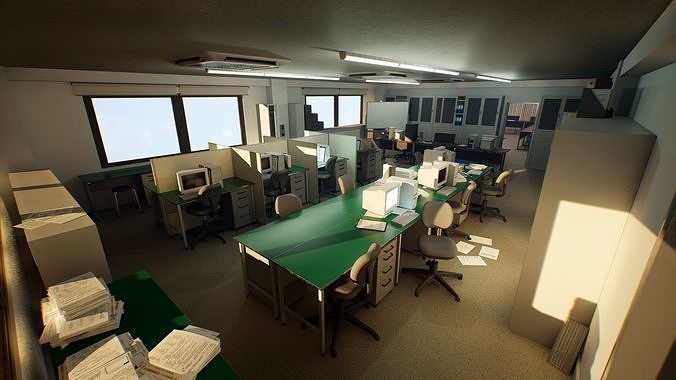 Japanese Office Pack - Over 100 Models Low-poly 3D model 2