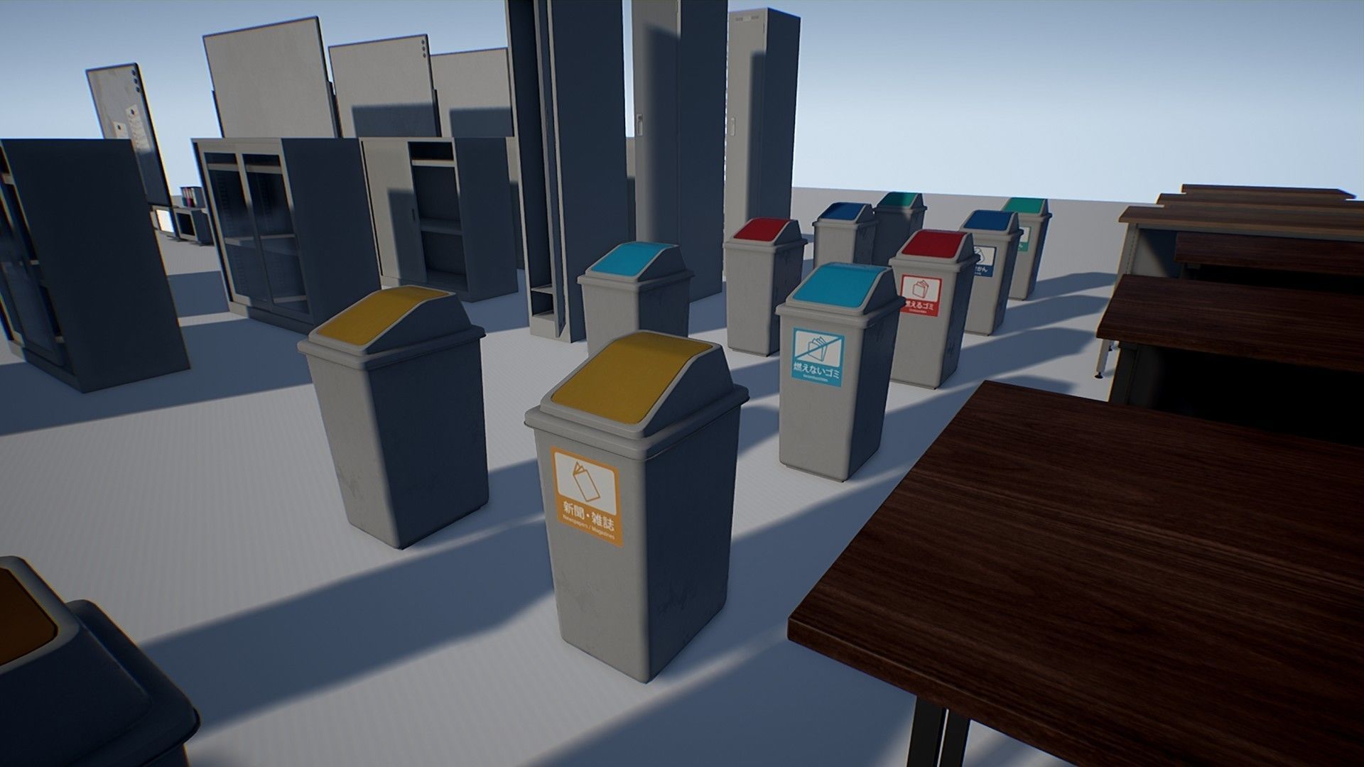 Japanese Office Pack - Over 100 Models Low-poly 3D model_15