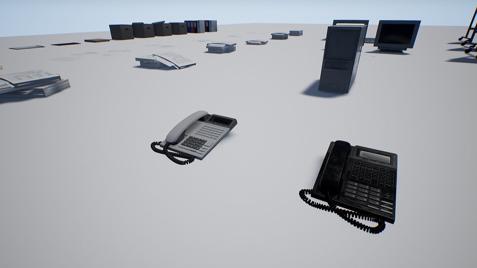 Japanese Office Pack - Over 100 Models Low-poly 3D model_16