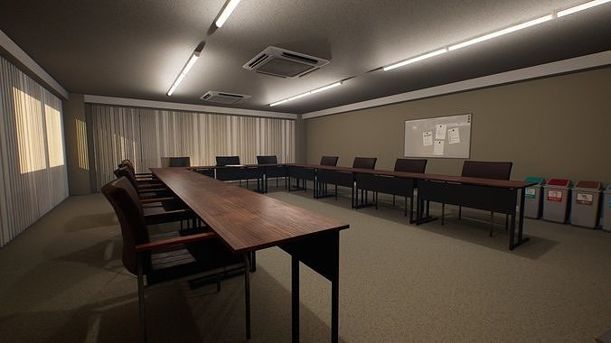 Japanese Office Pack - Over 100 Models Low-poly 3D model 6