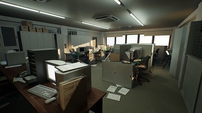 Japanese Office Pack - Over 100 Models Low-poly 3D model 7