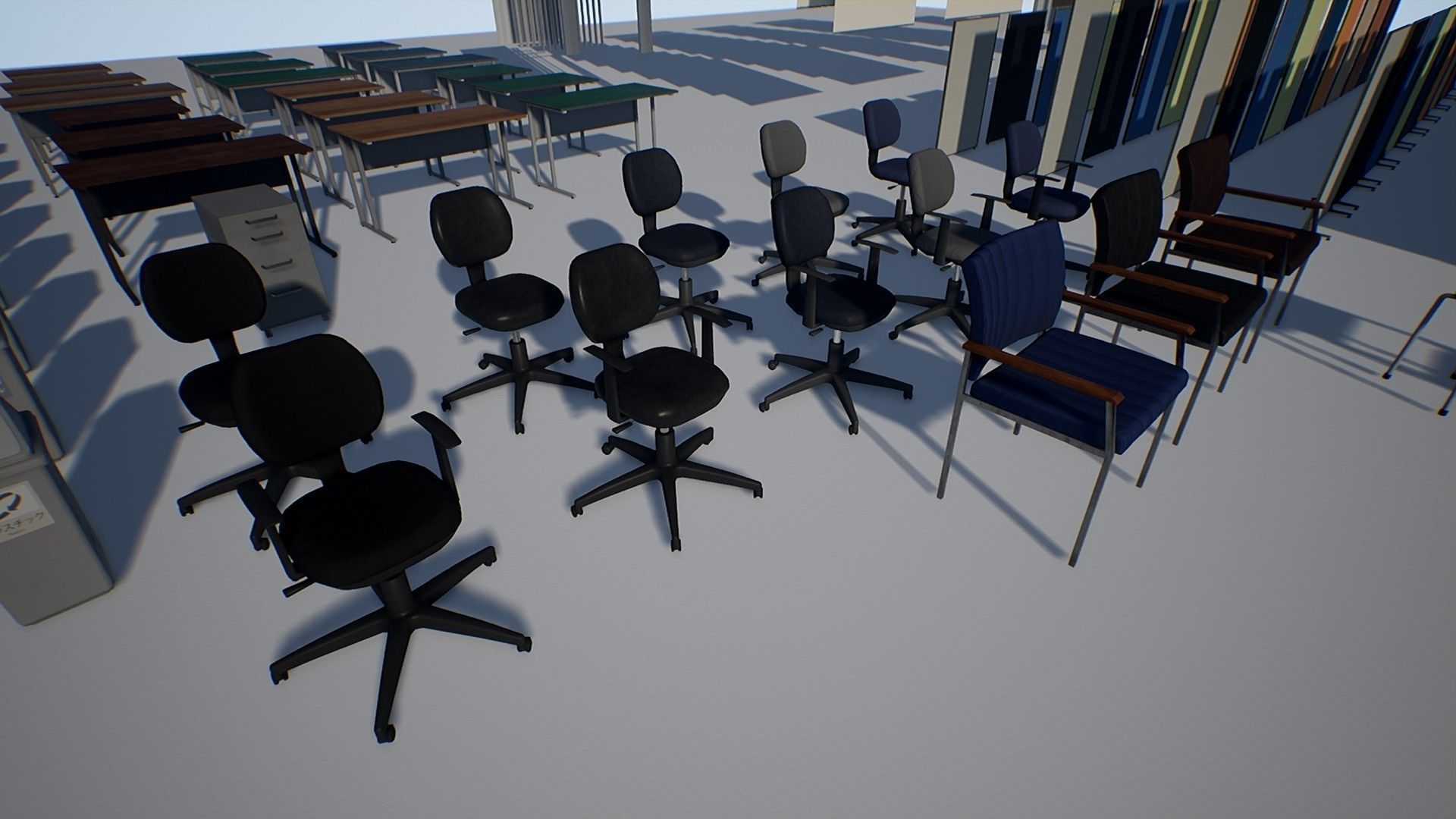 Japanese Office Pack - Over 100 Models Low-poly 3D model_14