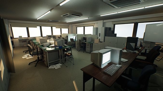 Japanese Office Pack - Over 100 Models Low-poly 3D model 4