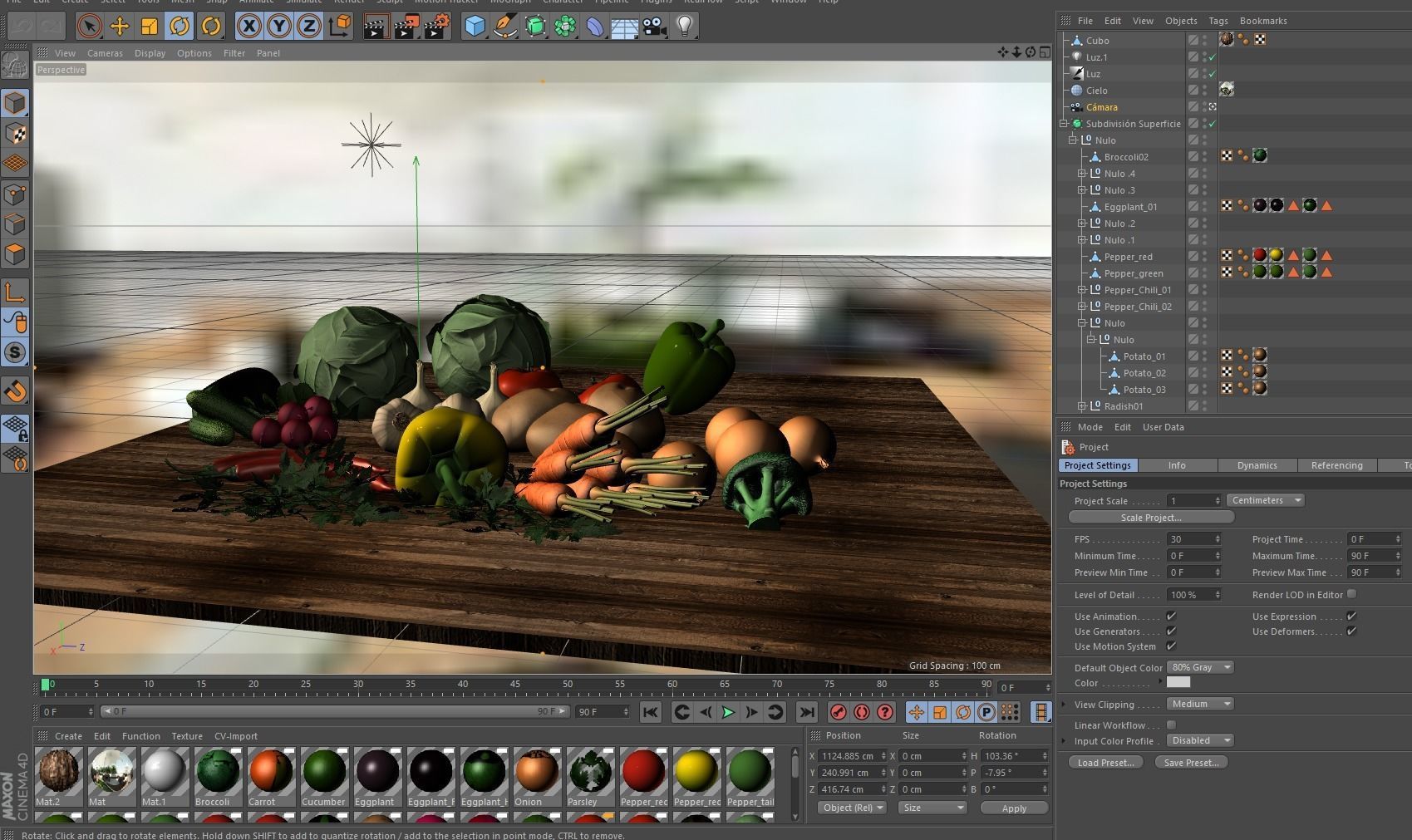 VEGETABLES SET vegetable 3D model_8
