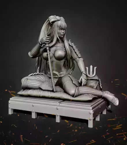 Stormtrooper Samurai Sexy Pose 3D print model