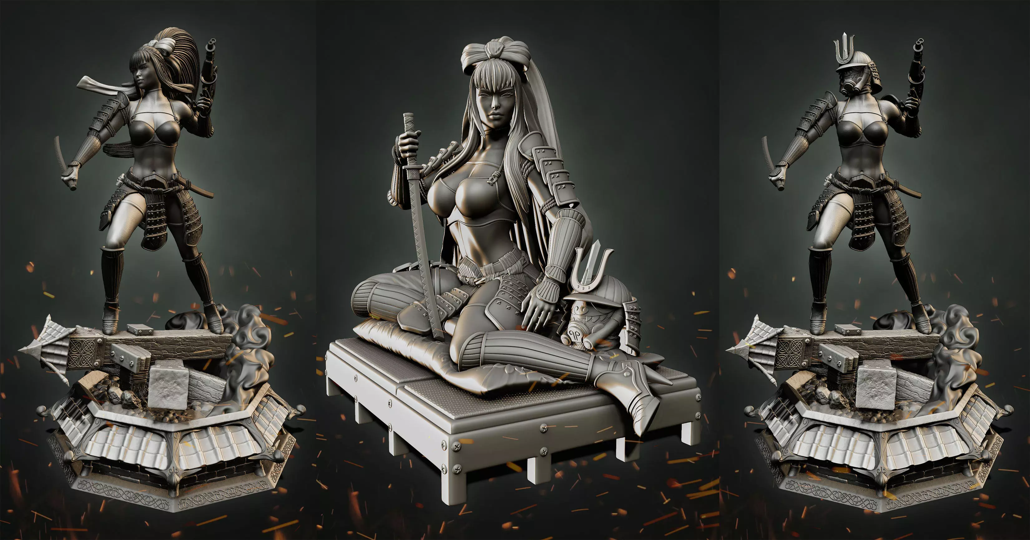 Stormtrooper Samurai 2 in 1 3D print model