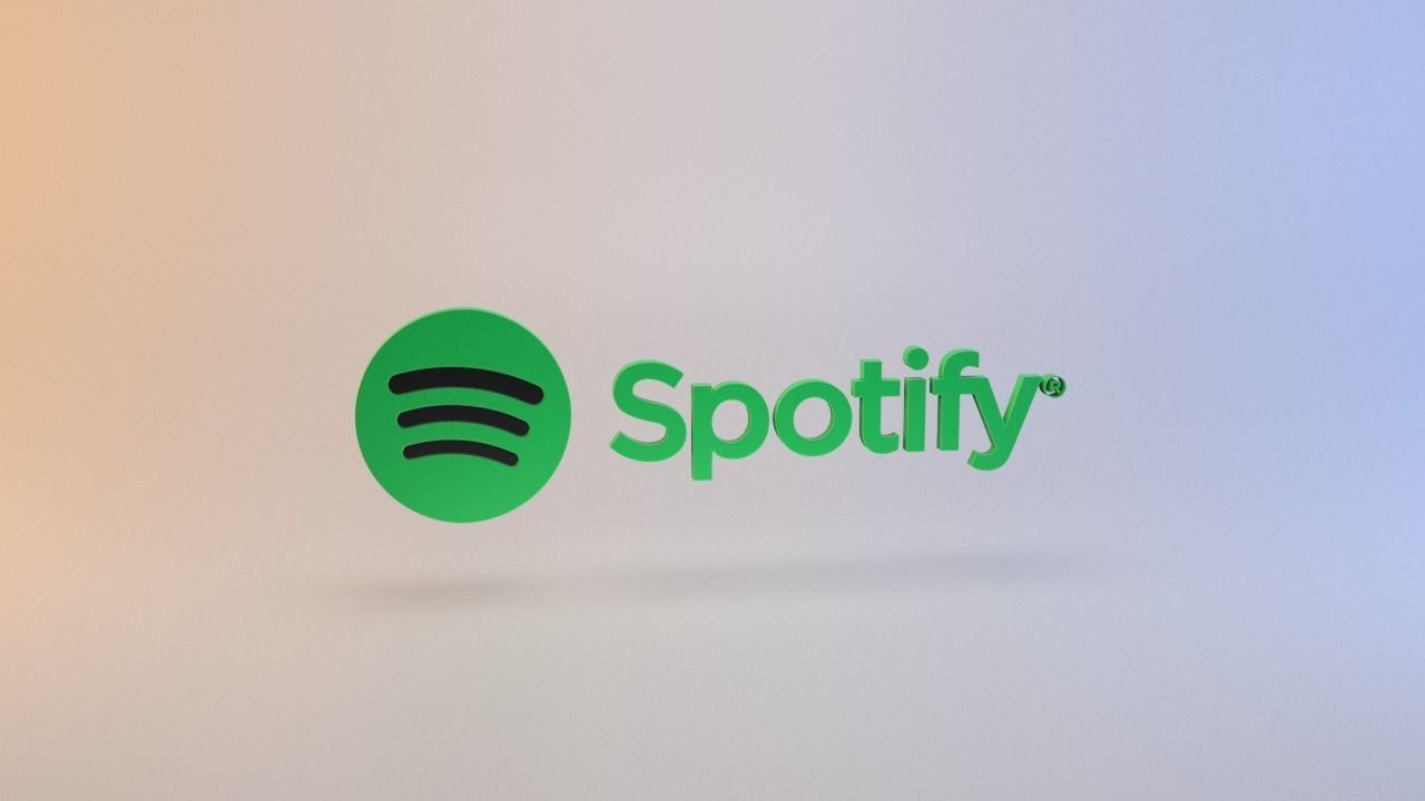 Spotify logo Low-poly 3D model_8