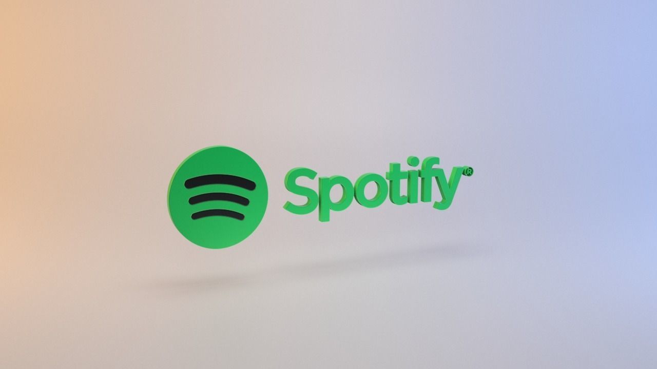 Spotify logo Low-poly 3D model_10