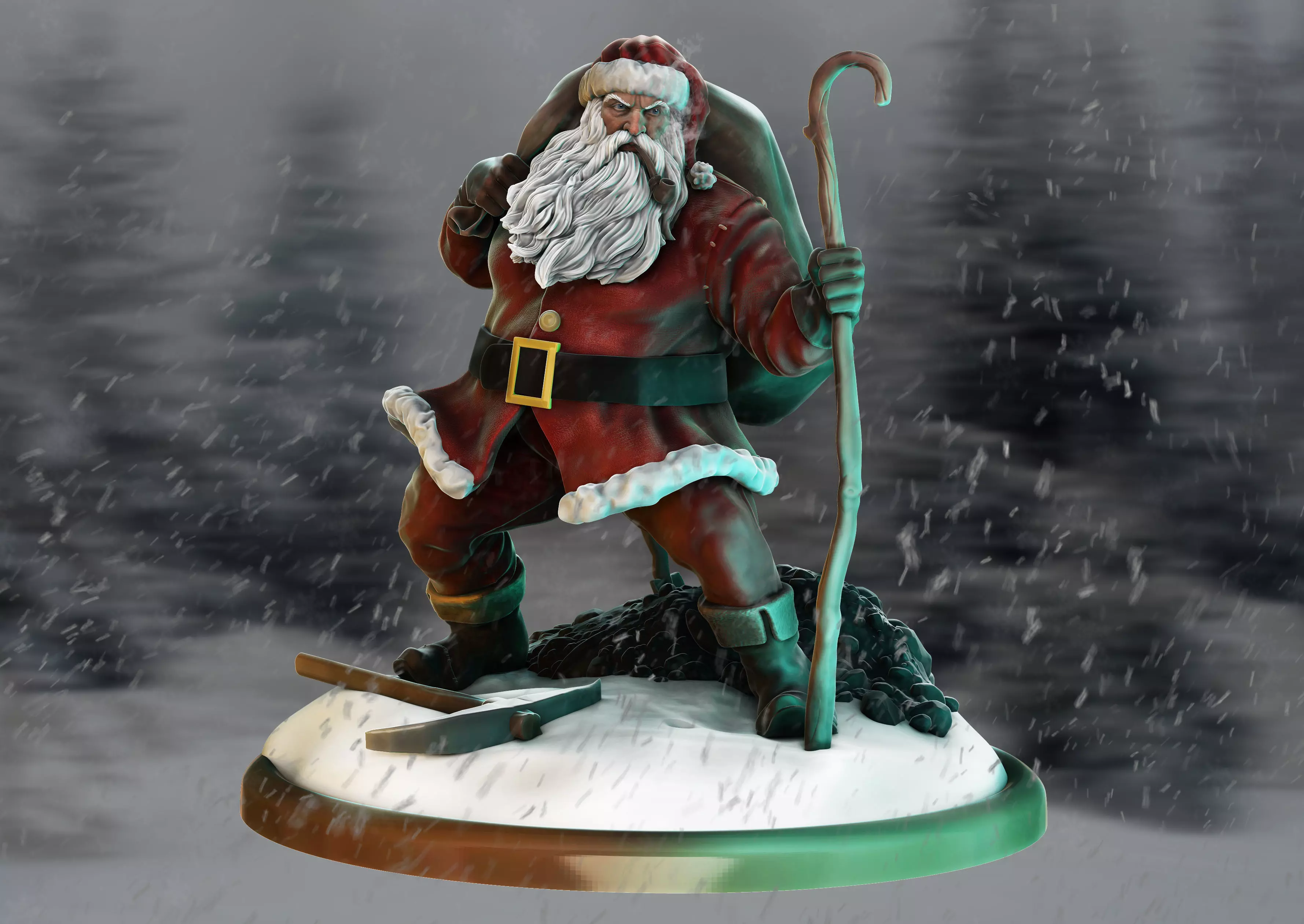Santa Claus  3D print model_0