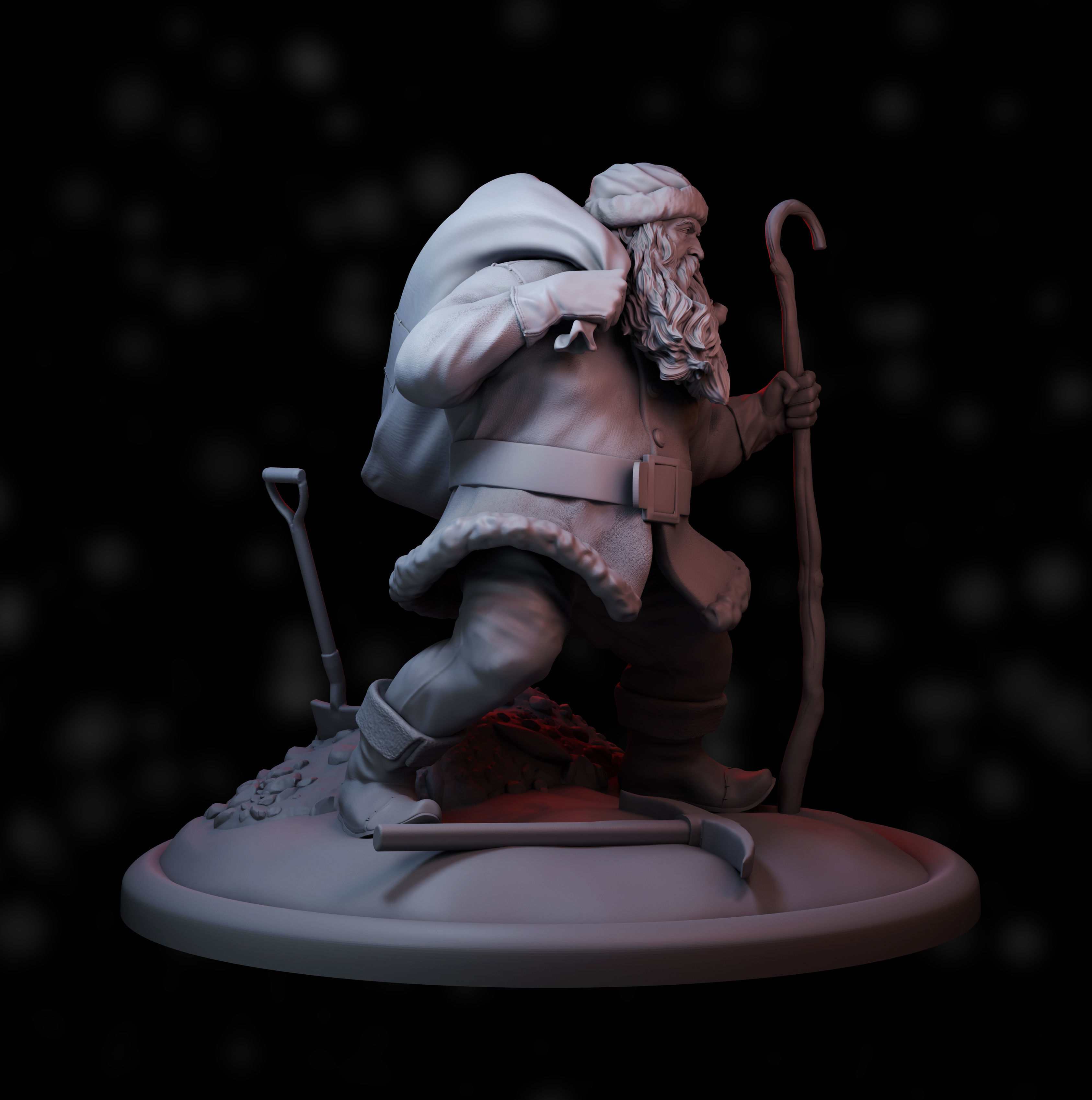 Santa Claus  3D print model_3
