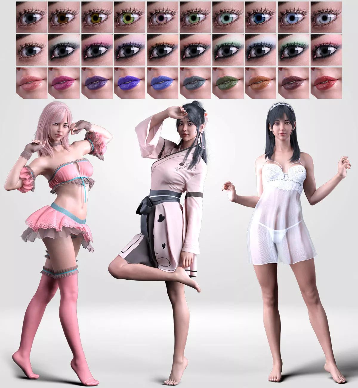 Arini Saya For Genesis 8 Female - DAZ3D - Japanese Girls 3D model_0