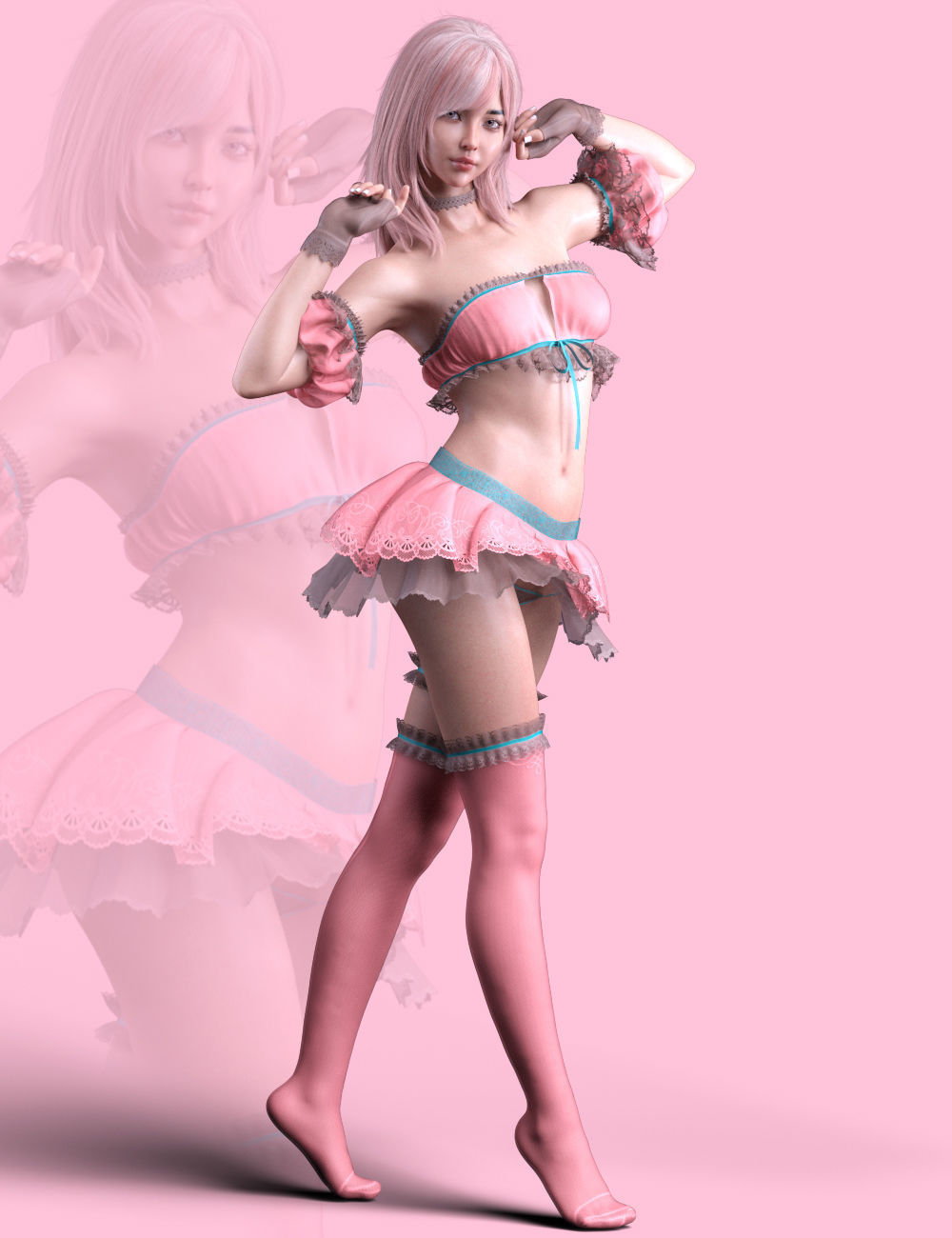 Arini Saya For Genesis 8 Female - DAZ3D - Japanese Girls 3D model_4