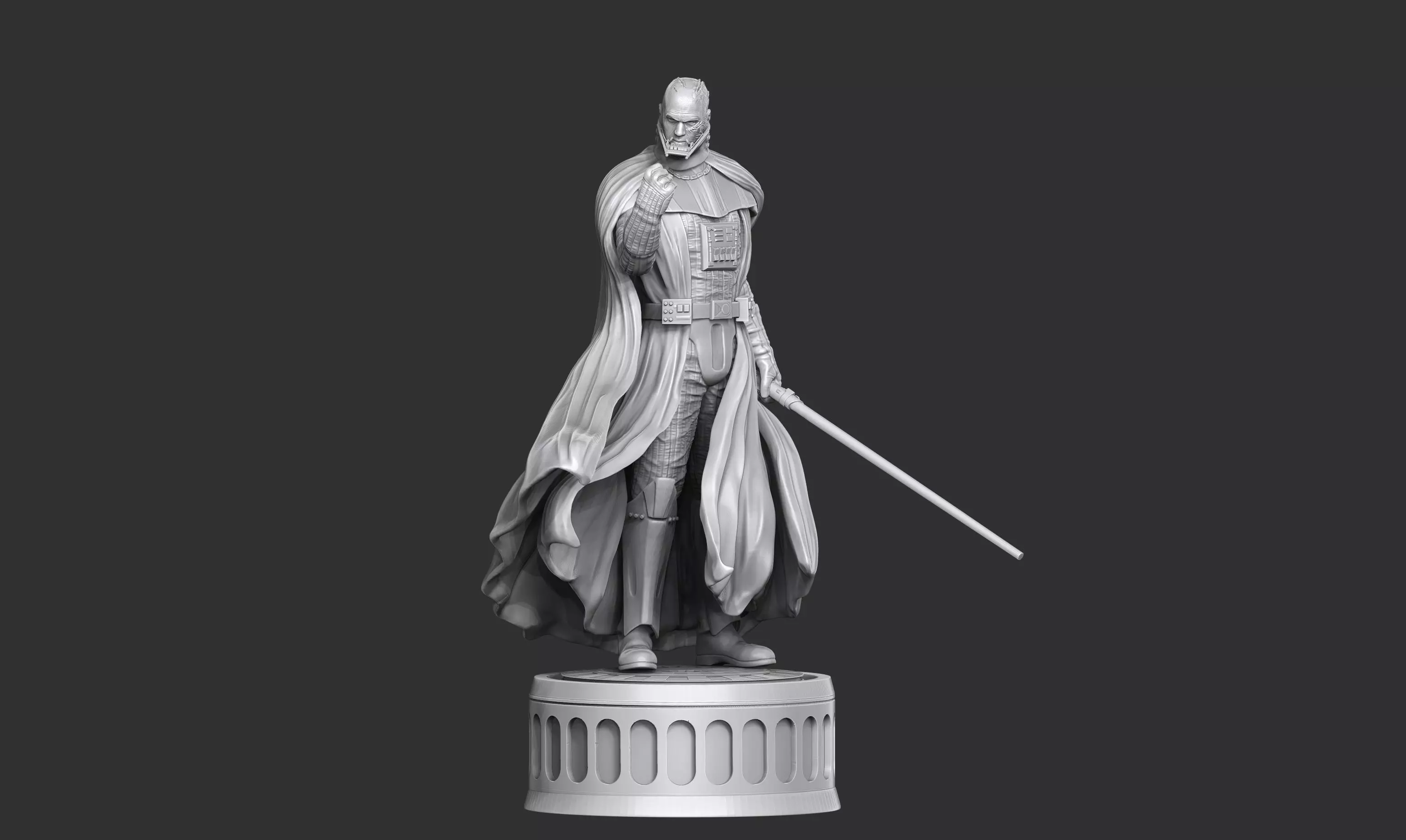 Darth Vader Dark Side Meditation 3D print model_0