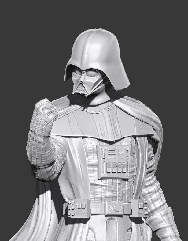 Darth Vader Dark Side Meditation 3D print model_5