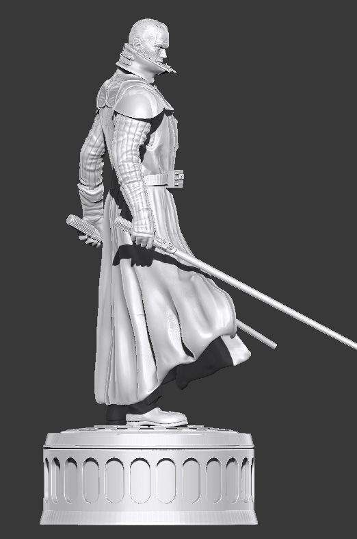 Darth Vader Dark Side Meditation 3D print model_4