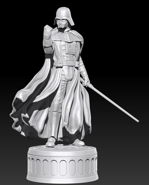 Darth Vader Dark Side Meditation 3D print model_1