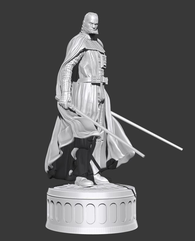 Darth Vader Dark Side Meditation 3D print model_2