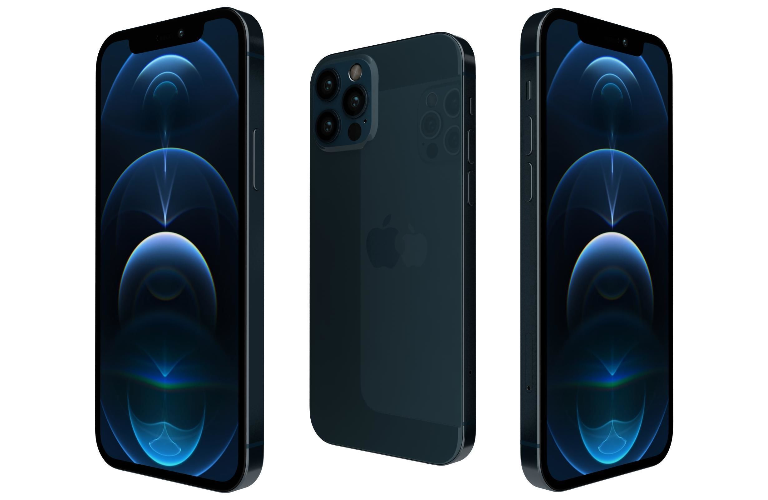 Apple iPhone 12 Pro All Colors 3D model_2