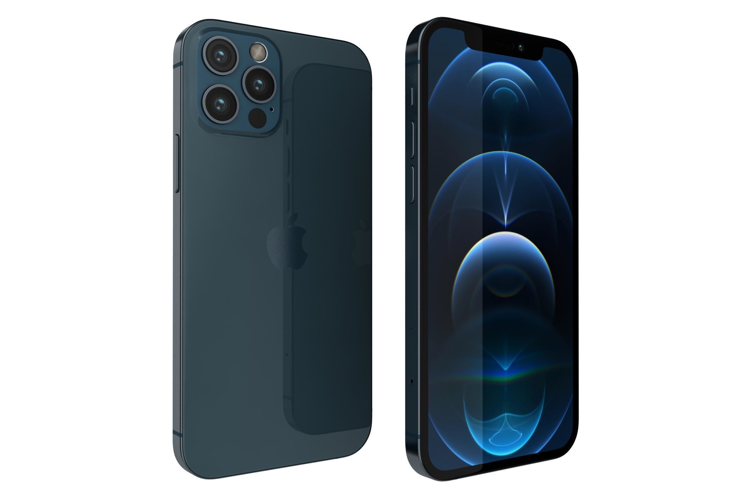 Apple iPhone 12 Pro All Colors 3D model_6