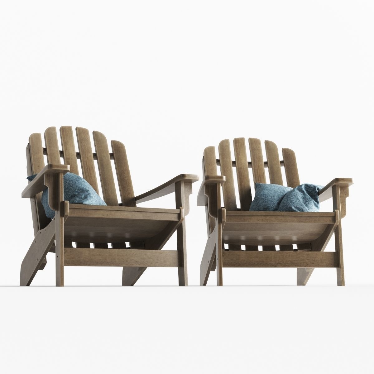 Breezesta Outdoor Patio Adirondack Chair 3D model