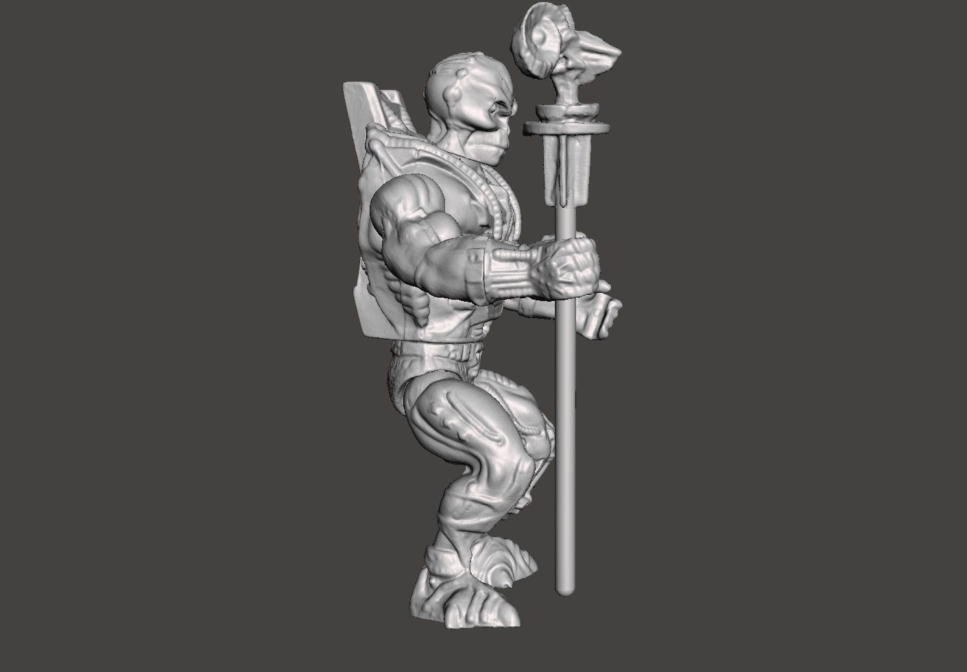 SKELETOR LASER LIGHT MOTU VINTAGE ACTION FIGURE COMPLETE 3D print model_3