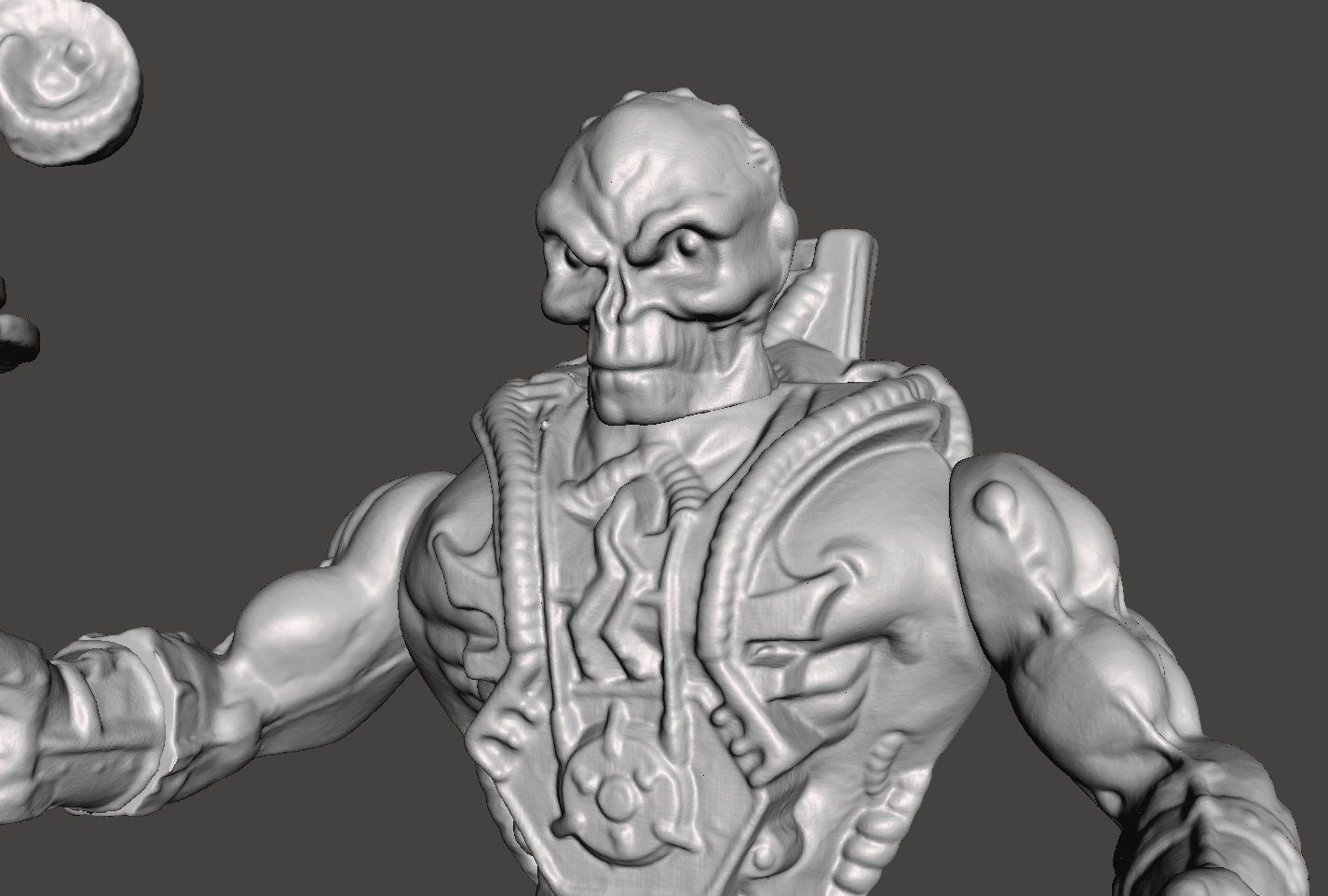 SKELETOR LASER LIGHT MOTU VINTAGE ACTION FIGURE COMPLETE 3D print model_6