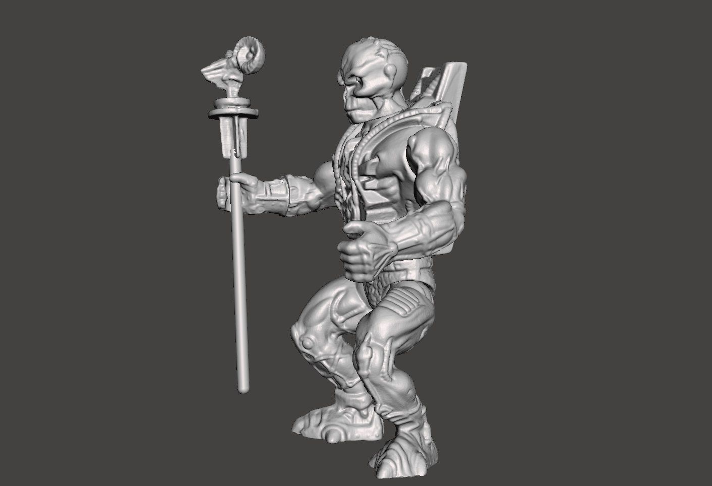 SKELETOR LASER LIGHT MOTU VINTAGE ACTION FIGURE COMPLETE 3D print model_1