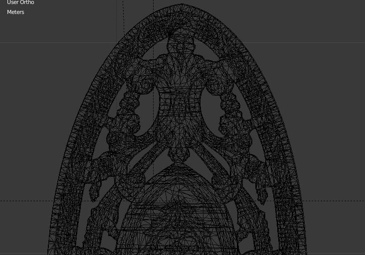 Classic decor ornament v-3D model 38 3D model_2