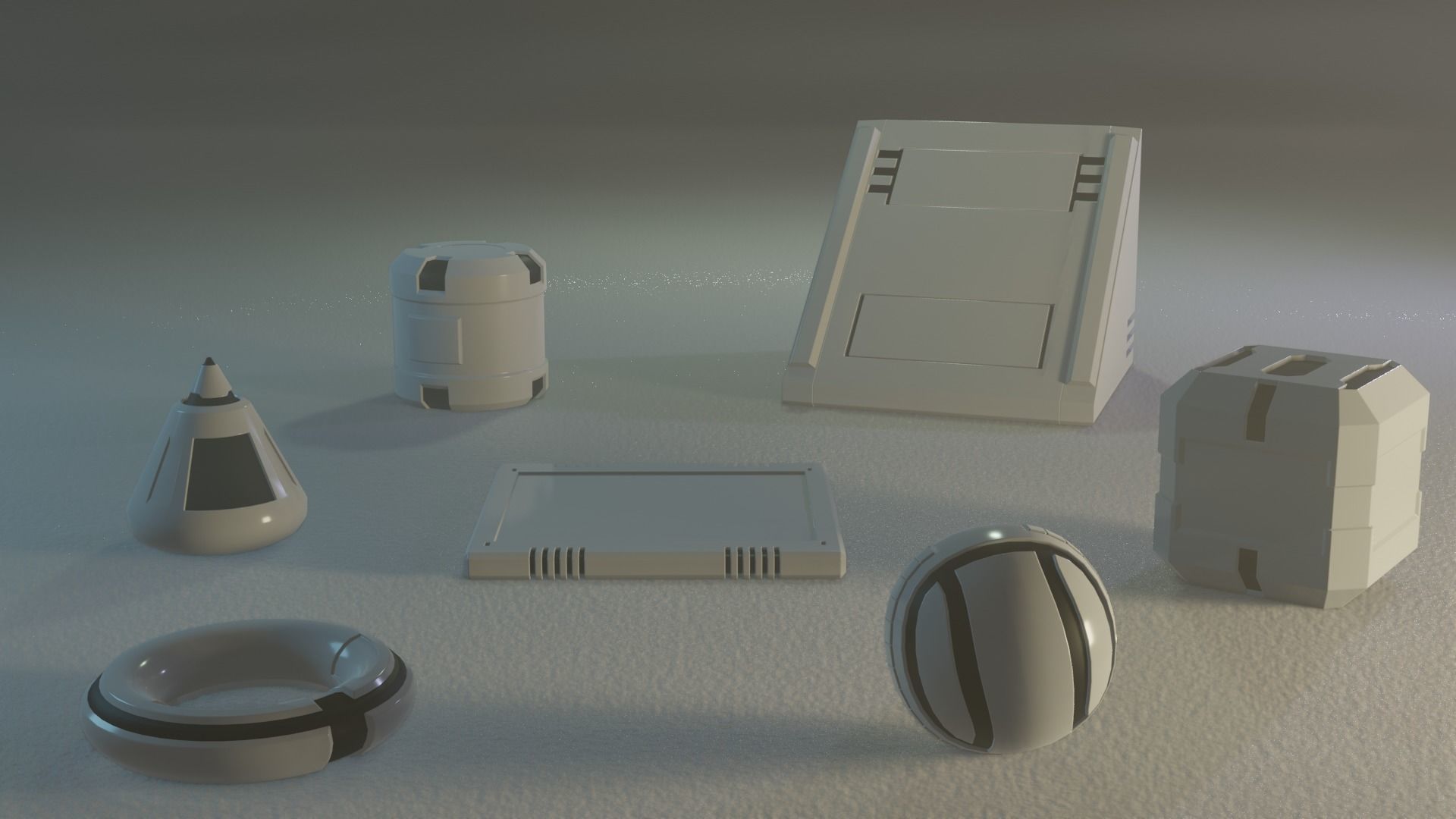 Y2J Primitive Shapes 3D model_8