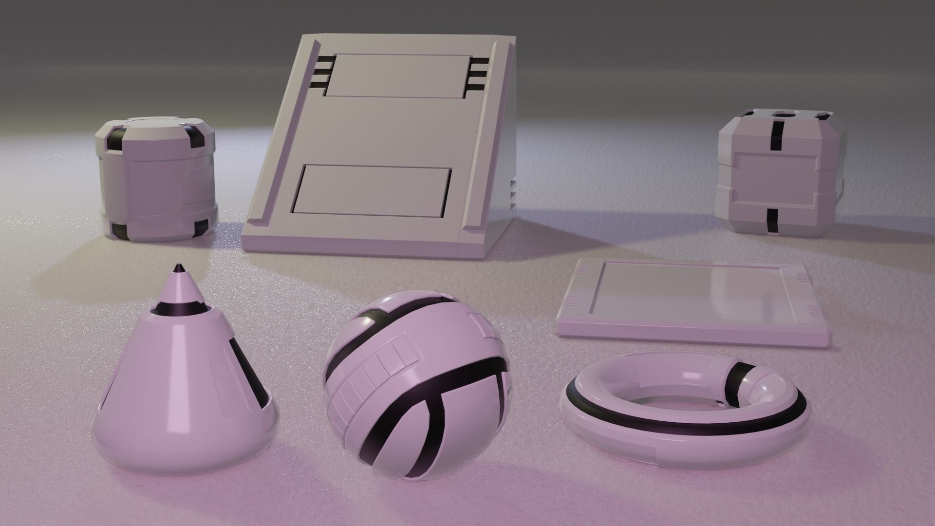 Y2J Primitive Shapes 3D model_6