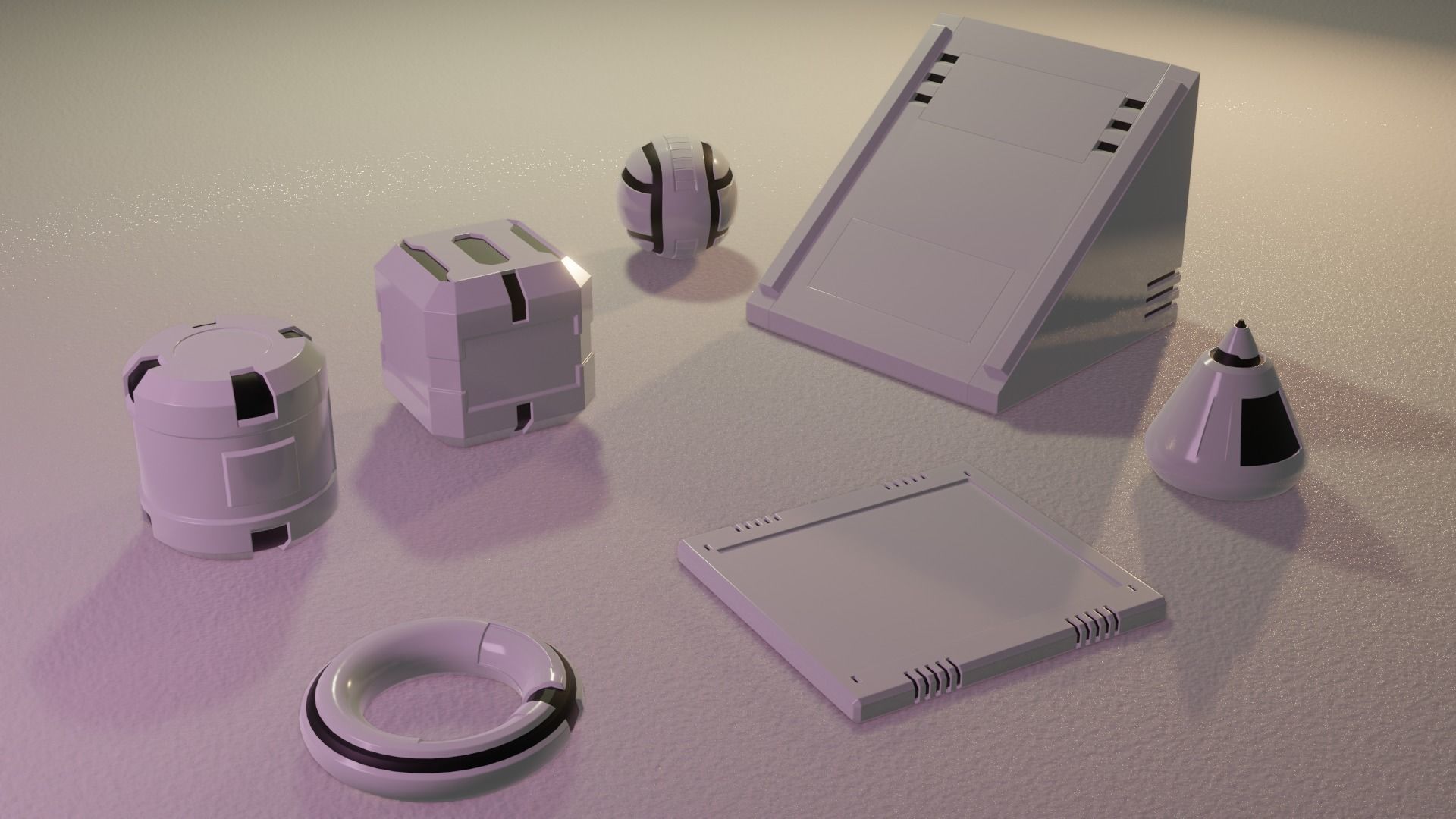 Y2J Primitive Shapes 3D model_3