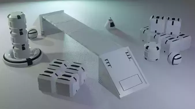 Y2J Primitive Shapes 3D model