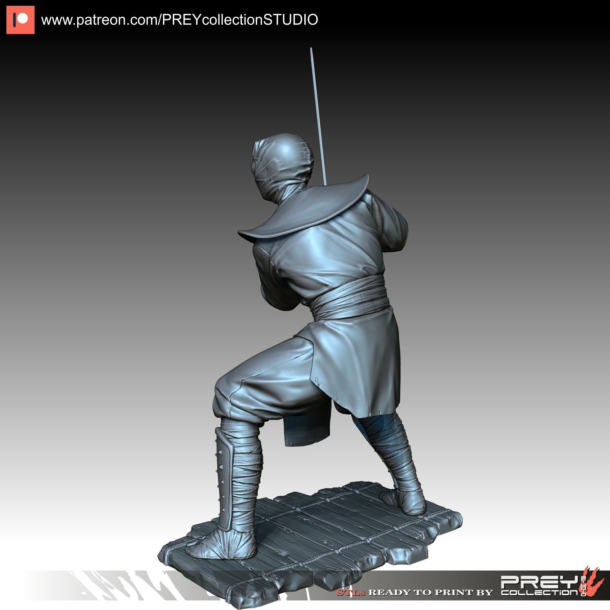 NINJA SOLDIER 3D print model_4