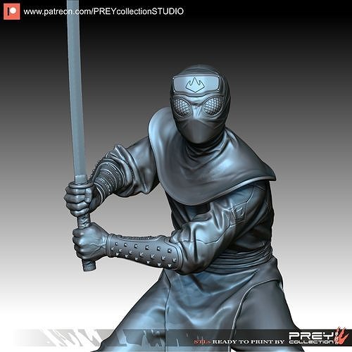 NINJA SOLDIER 3D print model