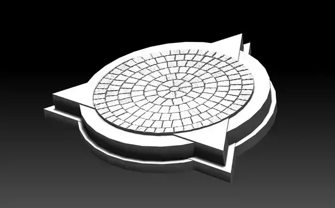 6 DnD figurines base stand foot fantasy bricks pack