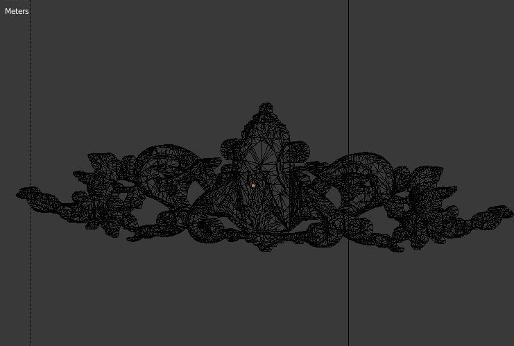 Classic decor ornament v-3D model 39 3D model_5