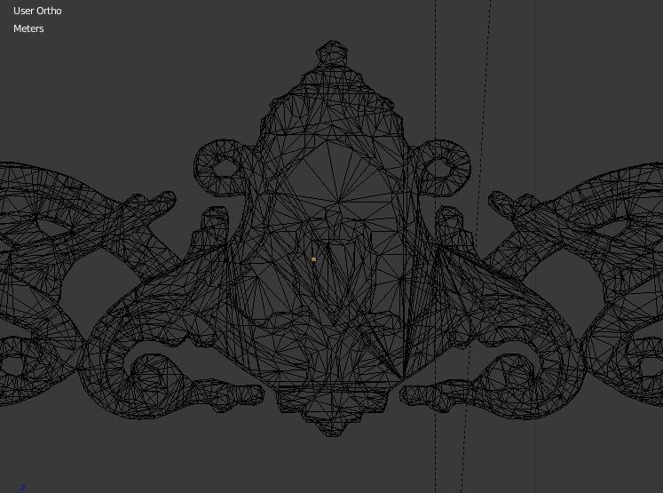 Classic decor ornament v-3D model 39 3D model_4