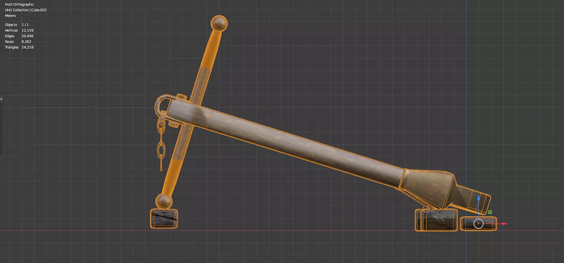 Anchor metal hammer Free 3D model
