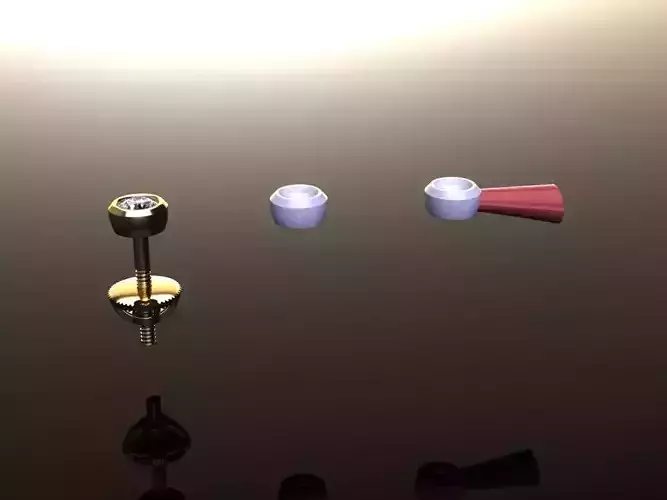 BEZEL BASKET 2MM50 EARRING