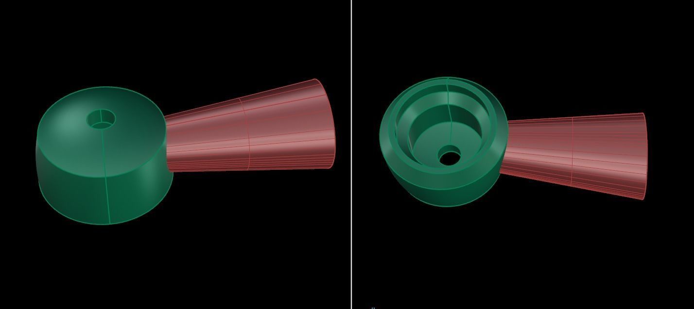 BEZEL BASKET 3MM EARRING 3D print model_7